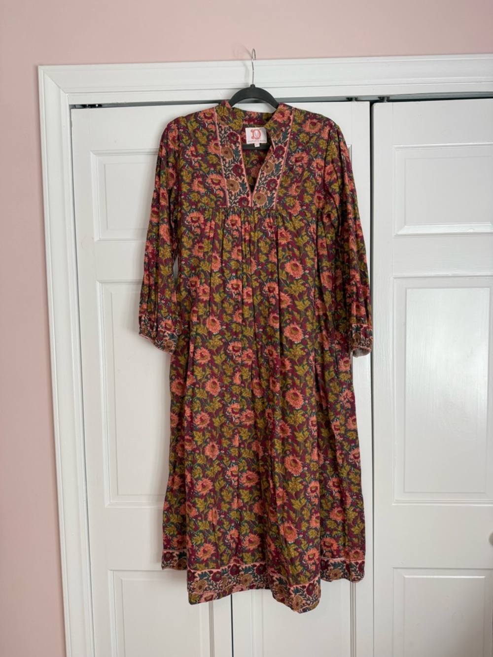 Victoria Dunn Floral Midi Dress